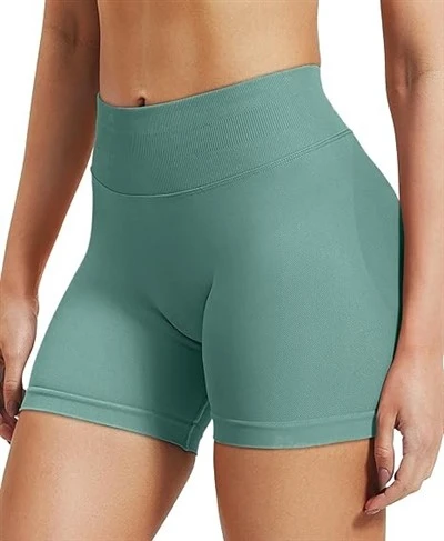 Kvinnors träningssömlös byte cyklist shorts